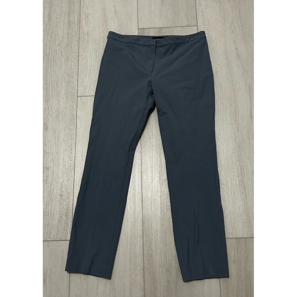 Theory Pants Classic Skinny Pants Sz 4 -‎ Blue Stretch Officewear